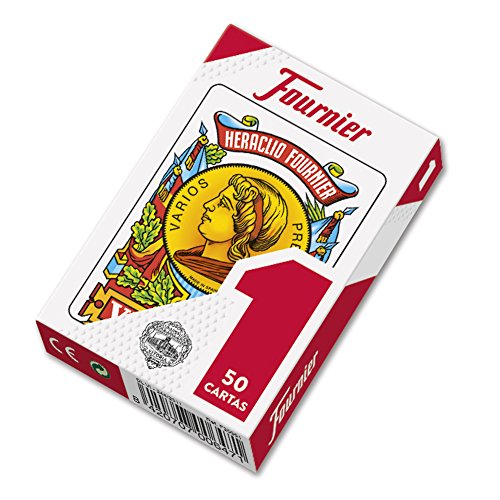 Fournier F20991 - Baraja española Nº 1, 50 cartas, surtido: colores aleatorios Fournier F20991 - Baraja española Nº 1, 50 cartas, surtido: colores aleatorios