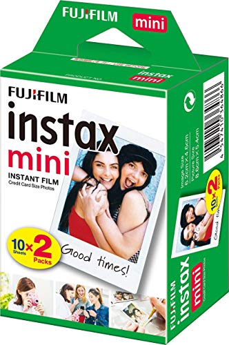 Fujifilm Instax Mini Brillo - Película fotográfica instantánea (2 x 10 hojas)