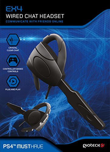 Gioteck - Auricular mono chat con cable EX4 para PS4 (PS4) Gioteck - Auricular mono chat con cable EX4 para PS4 (PS4)
