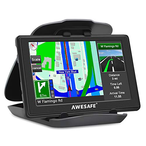 GPS Para Coches 5 Pulgadas Pantalla LCD, Sat Nav Navegador GPS Para Coche  Actualizaciones De Mapas Para Toda La Vida