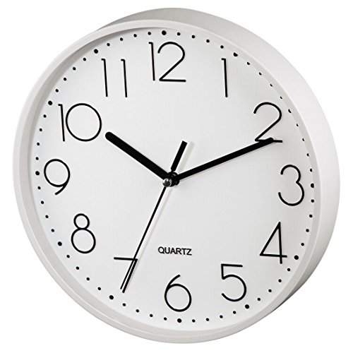 Hama 00123166 Reloj de Pared, Blanco, 26.5x23.5x4.5 cm