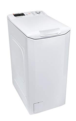 Hoover HLT 3650L-37 - Lavadora carga superior 6,5Kgs, 15 programas, 1000rpm, NFC, display táctil, 61dBA, clase A+++AC, color blanco Hoover HLT 3650L-37 - Lavadora carga superior 6,5Kgs, 15 programas, 1000rpm, NFC, display táctil, 61dBA, clase A+++AC, color blanco