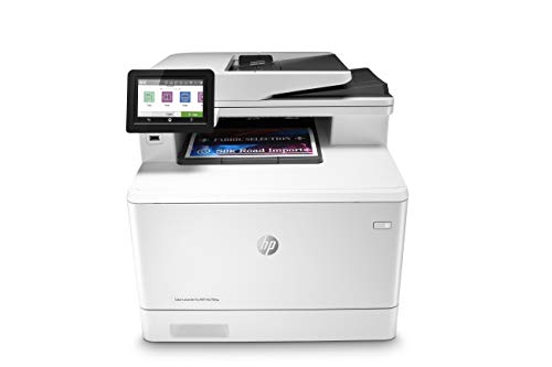HP Color LaserJet Pro M479fdw Impresora Láser Multifunción a Color (A4, hasta 27 ppm, de 750 a 4000 Páginas al Mes, 1 USB 2.0 , 1 USB Host, 1 Red Gigabit Ethernet 10/100/1000T, Wi-Fi, Doble cara)