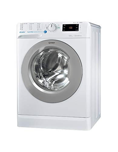 Indesit BWE 91484X WSSS EU Independiente Carga frontal 9kg 1400RPM A+++ Blanco - Lavadora (Independiente, Carga frontal, Blanco, Botones, Giratorio, Izquierda, Acero inoxidable)