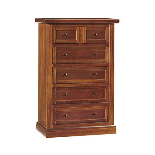 InHouse srls Cómoda, Estilo Clasico, en Madera Maciza y MDF con Acabado Nogal Pulido - Medidas 63 x 37 x 98 … InHouse srls Cómoda, Estilo Clasico, en Madera Maciza y MDF con Acabado Nogal Pulido - Medidas 63 x 37 x 98 …
