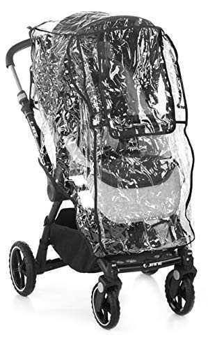 Jané 050272C01 - Burbuja de Lluvia para Silla de Paseo y Cochecitos, Universal, Transparente, con Bolsa de Transporte, Ventana Central Jané 050272C01 - Burbuja de Lluvia para Silla de Paseo y Cochecitos, Universal, Transparente, con Bolsa de Transporte, Ventana Central