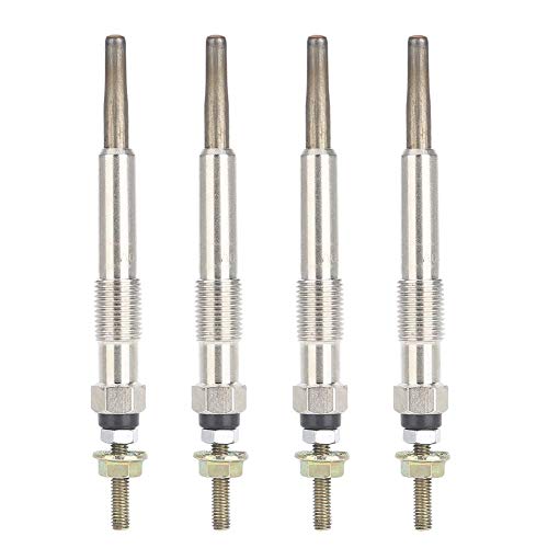 KIMISS Bujías para automóvil, 4 piezas/juego de bujías incandescentes para calentadores diésel aptos para C-Max KIMISS Bujías para automóvil, 4 piezas/juego de bujías incandescentes para calentadores diésel aptos para C-Max