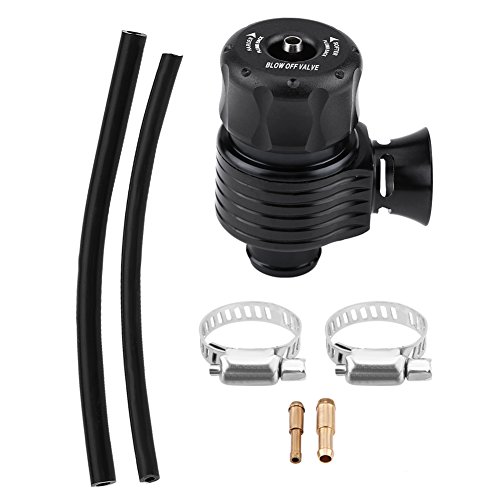 Kit de válvula de descarga, aleación de aluminio universal para coche de 25 mm / 1 pulgada Válvula de descarga con adaptador, abrazadera y manguera (forma de cuerno) Kit de válvula de descarga, aleación de aluminio universal para coche de 25 mm / 1 pulgada Válvula de descarga con adaptador, abrazadera y manguera (forma de cuerno)