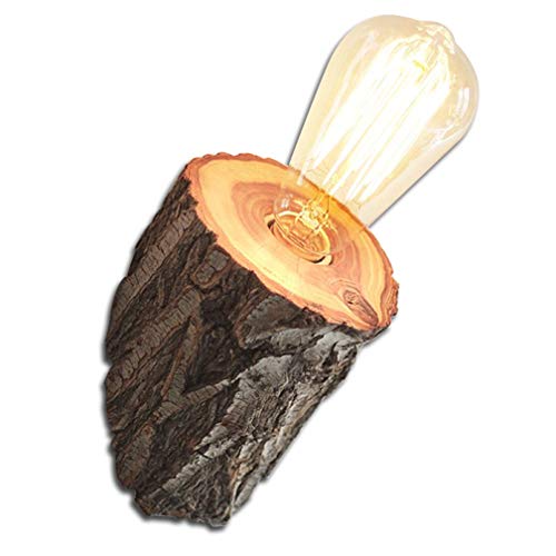 Lámpara de pared creativa Luz de la noche madera blanca cálida Lámpara de noche LED de luces de pasillo interior Edison E27 Iluminación directa decorativa de la lámpara del pasillo Barra de balcón Lámpara de pared creativa Luz de la noche madera blanca cálida Lámpara de noche LED de luces de pasillo interior Edison E27 Iluminación directa decorativa de la lámpara del pasillo Barra de balcón