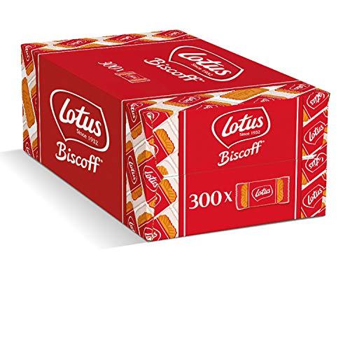 Lotus Biscoff Surtido de galleta caramelizada (300 galletas individuales) - 1875 gr.