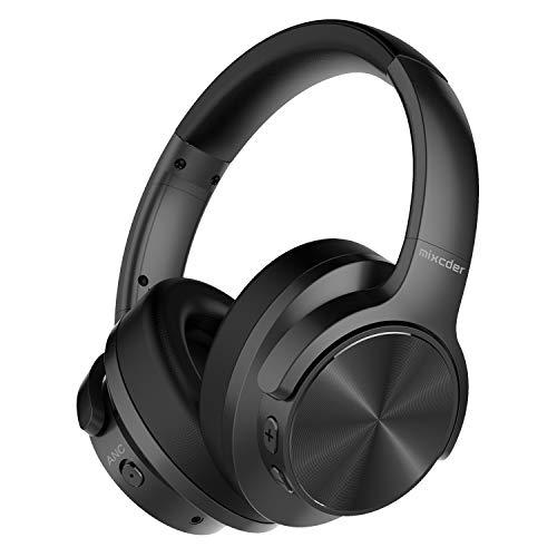 Mixcder E9 Auriculares inalámbricos con Cancelación de Ruido Activa Carga Rápida Casco Bluetooth 5.0 con Micrófono, Earpads Cómodas, 40 mm Controlador Doble, Bluetooth CSR, 35 Horas de Juego Mixcder E9 Auriculares inalámbricos con Cancelación de Ruido Activa Carga Rápida Casco Bluetooth 5.0 con Micrófono, Earpads Cómodas, 40 mm Controlador Doble, Bluetooth CSR, 35 Horas de Juego
