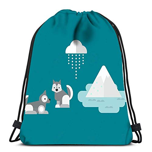 Mochilas con cordón Mochila Perro Esquimal Cachorro de Samoyedo Blanco Ladrido Animal Lindo Canino Pura Raza Mascota y Esponjoso Viaje Gimnasio Bolsas Mochila Mochilas con cordón Mochila Perro Esquimal Cachorro de Samoyedo Blanco Ladrido Animal Lindo Canino Pura Raza Mascota y Esponjoso Viaje Gimnasio Bolsas Mochila