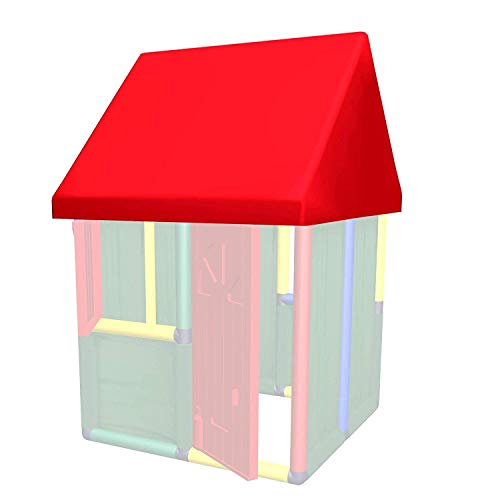 move and stic Casa de Juegos para Habitación Infantil Indoor y Outdoor Casa Suplemento o Um con Moveandstic Zu Inicio - Rojo, Stoffach