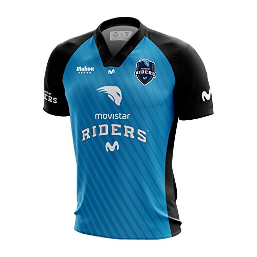 Movistar Riders Oficial 2019 Camiseta, Azul (Azul 000), Large (Tamaño del Fabricante:L) para Hombre