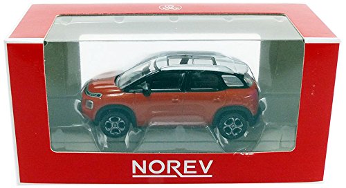 Norev- Citröen Aircross 2017-naranja/blanco Miniatura para Coche Citroën C3 Aicross 2017, Escala 1/64, 310807, Naranja/Blanco