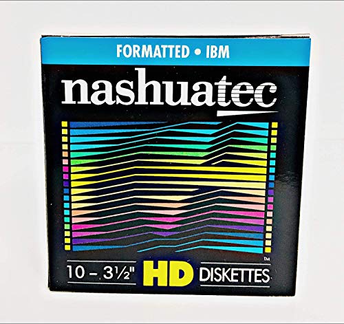 Nueva Nashuatec alta densidad HD 3,5 A doble cara "disquete IBM formato 10 disquetes por paquete para datos de almacenamiento.