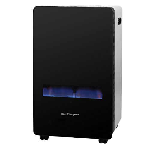 Orbegozo HBF 100 - Estufa de llama azul, 3800 kW, clase energética A, gas butano y propano, triple sistema de seguridad: desconexión automática, analizador atmosférico, encendido piezoeléctrico Orbegozo HBF 100 - Estufa de llama azul, 3800 kW, clase energética A, gas butano y propano, triple sistema de seguridad: desconexión automática, analizador atmosférico, encendido piezoeléctrico