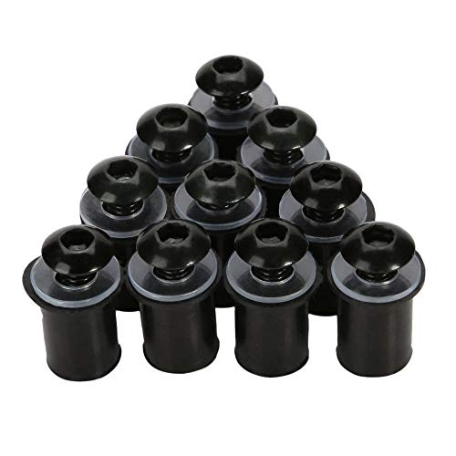 OSAN 10 Pzs Pernos Parabrisas CNC Tornillos de Parabrisas Motocicleta Tornillos Kit Universal