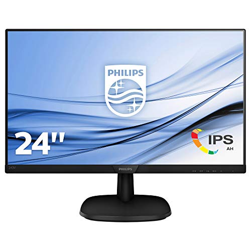 Philips 243V7QDAB/00 - Monitor IPS de 24 LCD, 23.8" / 60.5 cm, Altavoces, (Full HD, 1920x1080, Sin bordes, Flicker Free, Low Blue Mode, VESA, VGA + HDMI + DVI Philips 243V7QDAB/00 - Monitor IPS de 24 LCD, 23.8" / 60.5 cm, Altavoces, (Full HD, 1920x1080, Sin bordes, Flicker Free, Low Blue Mode, VESA, VGA + HDMI + DVI