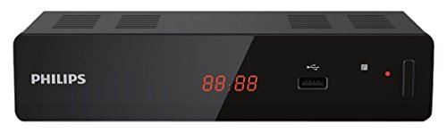 Philips DTR3202 - Sintonizador DVB-T2 HD, Color Negro
