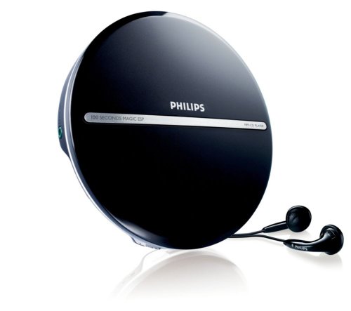 Philips EXP2546/12 - Reproductor CD portátil, Negro