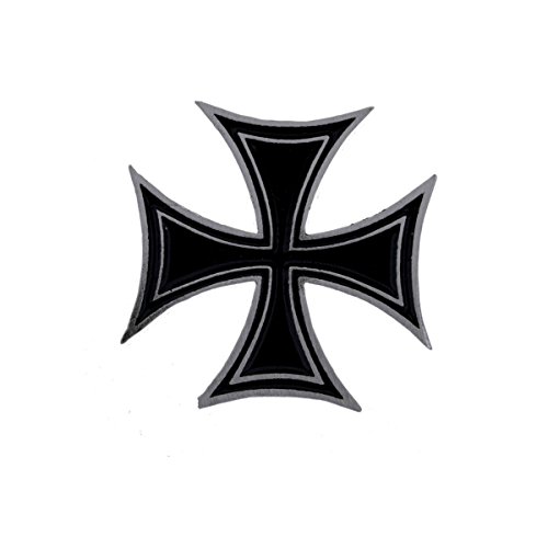 Pin insignia Cruz de Malta negra