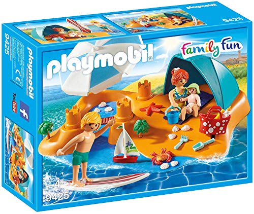 PLAYMOBIL Family Fun Familia en la Playa, A partir de 4 años (9425)