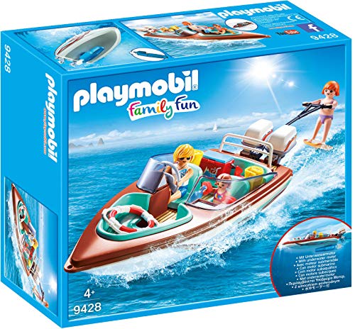 PLAYMOBIL- Lancha Motor Submarino Juguete, Multicolor (geobra Brandstätter 9428) PLAYMOBIL- Lancha Motor Submarino Juguete, Multicolor (geobra Brandstätter 9428)