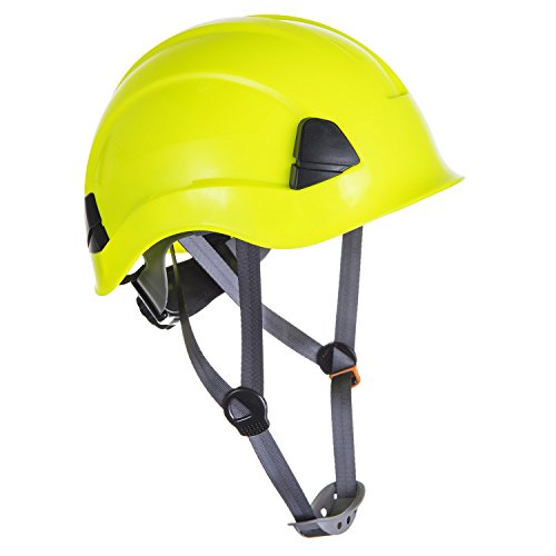 Portwest PS53 - Casco resistente para trabajo en altura, Amarillo, 52 - 63 cm Portwest PS53 - Casco resistente para trabajo en altura, Amarillo, 52 - 63 cm