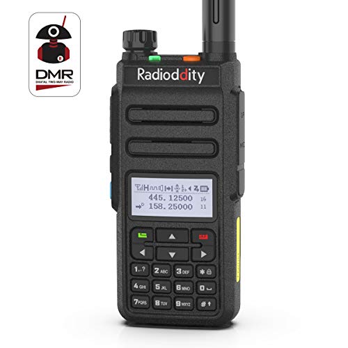 Radioddity GD-77 Walkie Talkie DMR Emisoras de Caza Emisoras Radioaficionado VHF UHF vías 1024 Canales transmisores-receptores, Cable de programación