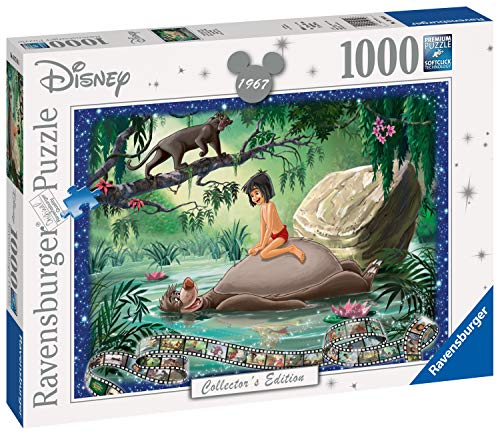 Ravensburger-4005556197446 Puzzles 1000 Piezas, Disney Classic, El Libro de la Selva (19744)