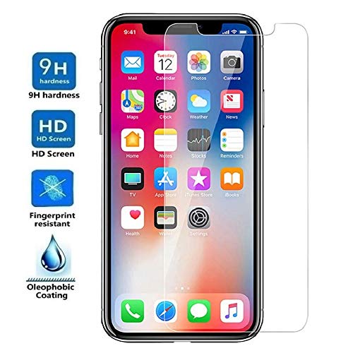 REY - Protector de Pantalla para iPhone XS MAX - iPhone 11 Pro MAX, Cristal Vidrio Templado Premium, Electrónica