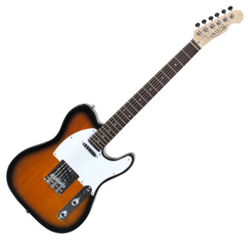Rocktile TL100 Pro-SB - Guitarra eléctrica, 2 tonos, sunburst