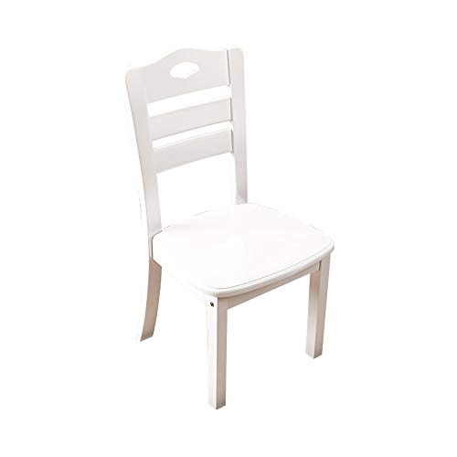 Silla de Comedor, Nueva Mesa de Comedor de Madera Maciza China y Silla Silla de Madera de Caucho Silla de Hotel para Adultos en casa Silla de Escritorio Moderna y Minimalista A+ (Color : White) Silla de Comedor, Nueva Mesa de Comedor de Madera Maciza China y Silla Silla de Madera de Caucho Silla de Hotel para Adultos en casa Silla de Escritorio Moderna y Minimalista A+ (Color : White)