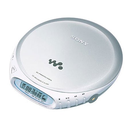Sony D-EJ361 Personal CD Discman Walkman Personal CD Player Plata - Unidad de CD (40 h, LCD, 185 g, Plata, 136 x 150 x 26 mm)
