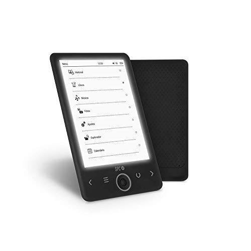 SPC Dickens Light - Libro electrónico con luz en pantalla, memoria interna de 4GB, ligero y fino SPC Dickens Light - Libro electrónico con luz en pantalla, memoria interna de 4GB, ligero y fino