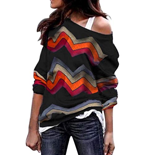 Sudadera para Mujer,Moda Manga Larga Casual Fuera del Hombro Sudaderas Cortos Cuello Redondo Jersey Mujer Otoño Primavera Blusa Tops Tumblr Suéter Mujer Abrigo Deportiva vpass Sudadera para Mujer,Moda Manga Larga Casual Fuera del Hombro Sudaderas Cortos Cuello Redondo Jersey Mujer Otoño Primavera Blusa Tops Tumblr Suéter Mujer Abrigo Deportiva vpass