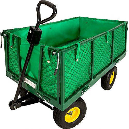 TecTake Carro de Transporte Carretilla de Mano de Jardin construccion MAX. Carga 550 kg TecTake Carro de Transporte Carretilla de Mano de Jardin construccion MAX. Carga 550 kg