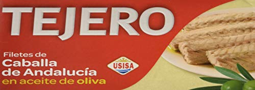 Tejero, Filetes de Caballa de Andalucia en aceite de oliva - 5 latas Tejero, Filetes de Caballa de Andalucia en aceite de oliva - 5 latas