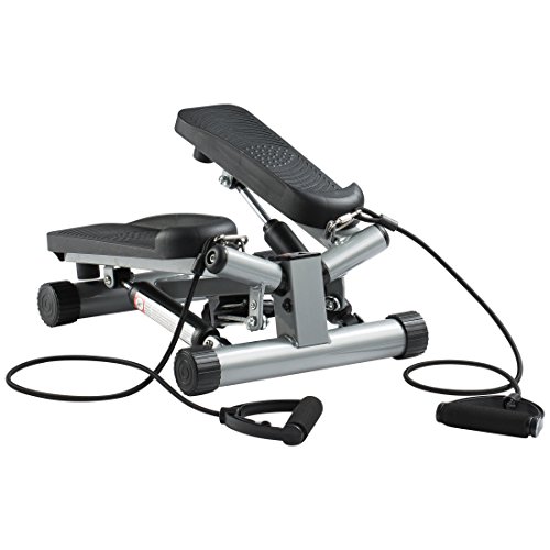 Ultrasport Máquina de step Swing Stepper con cintas de entrenamiento / aparato de entrenamiento Stepper con consola inalámbrica – stepper Up-Down para principiantes y usuarios avanzados, step pequeño Ultrasport Máquina de step Swing Stepper con cintas de entrenamiento / aparato de entrenamiento Stepper con consola inalámbrica – stepper Up-Down para principiantes y usuarios avanzados, step pequeño