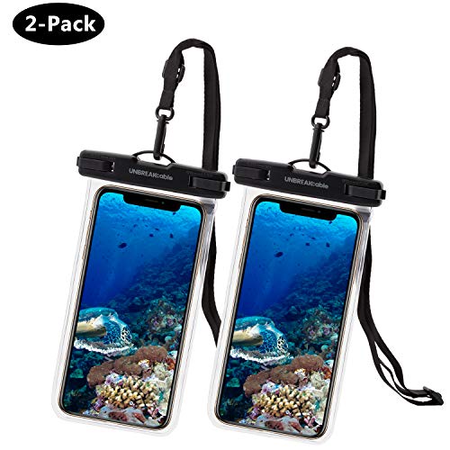 UNBREAKcable Funda Impermeable Universal - Bolsa para móvil estanca a Prueba de Agua IPX8 para iPhone XS MAX/XR/XS/X / 8 / 8plus / 7 Samsung Galaxy S10Plus / S10 Huawei P30 Pro / P30-2 Paquete UNBREAKcable Funda Impermeable Universal - Bolsa para móvil estanca a Prueba de Agua IPX8 para iPhone XS MAX/XR/XS/X / 8 / 8plus / 7 Samsung Galaxy S10Plus / S10 Huawei P30 Pro / P30-2 Paquete