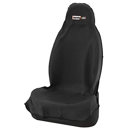 Upgrade4cars Funda de Asiento Delantero para Coche Universal Negro Protector Asientos Delanteros para Deportivo Taller Perro Niños Cubierta Impermeable Accesorios Coches Interior Upgrade4cars Funda de Asiento Delantero para Coche Universal Negro Protector Asientos Delanteros para Deportivo Taller Perro Niños Cubierta Impermeable Accesorios Coches Interior