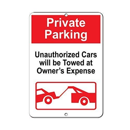 Vivityobert Señal de Advertencia de Gastos de Aparcamiento Privado no Autorizado para Coches remolcados al Propietario, Metal para Propiedad privada, señal de Peligro para Exteriores, 8 x 12 Pulgadas Vivityobert Señal de Advertencia de Gastos de Aparcamiento Privado no Autorizado para Coches remolcados al Propietario, Metal para Propiedad privada, señal de Peligro para Exteriores, 8 x 12 Pulgadas