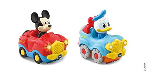 VTech – TTB – Coffret Duo – Cabriolet de Mickey + 4 x 4 de Donald Juguete interactiva, 406505