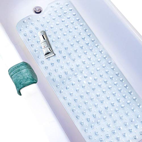 Wimaha Alfombrillas de baño Extra largas,Alfombrillas de Ducha Alfombrillas de bañera Antideslizantes Antideslizantes y Resistentes al Moho con Ventosa,Lavable a máquina,100x40cm,Transparente Wimaha Alfombrillas de baño Extra largas,Alfombrillas de Ducha Alfombrillas de bañera Antideslizantes Antideslizantes y Resistentes al Moho con Ventosa,Lavable a máquina,100x40cm,Transparente