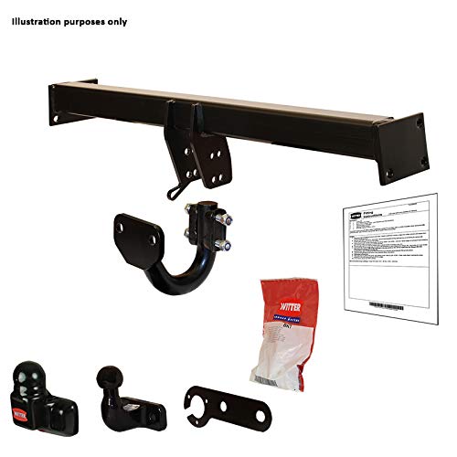 Witter Towbars VW49B - Barra de Remolque con Brida Fija (Placa Frontal de Dos Agujeros) para VW Golf V/Vi (2003 Hatchback (2003-2013), Audi A3 Convertible (2003-2017) Witter Towbars VW49B - Barra de Remolque con Brida Fija (Placa Frontal de Dos Agujeros) para VW Golf V/Vi (2003 Hatchback (2003-2013), Audi A3 Convertible (2003-2017)