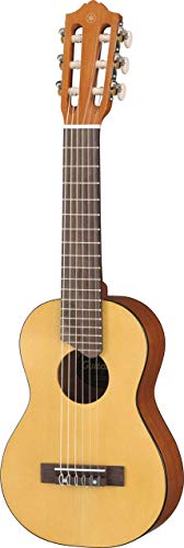 Yamaha GL1 Guitalele - Mini Guitarra de Madera con las dimensiones de un Ukelele, escala de 17 pulgadas, 6 cuerdas (3 en nylon / 3 en acero), Color Natural