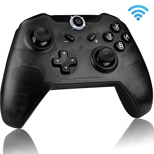 YiYunTE Mando Pro Inalámbrico para Switch Wireless Pro Controller para Switch Gamepad Joypad Bluetooth Juegos Controlador para Switch Mando con Gyro Axis Dual Vibration Compatible PC Windows