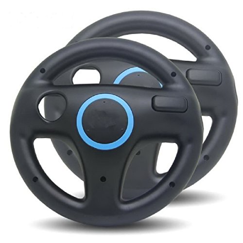 2 x Volante / Racing Wheel De Dirección Para Nintendo Wii Consola (Mario Kart, Juego De Carreras...) 2 x Volante / Racing Wheel De Dirección Para Nintendo Wii Consola (Mario Kart, Juego De Carreras...)