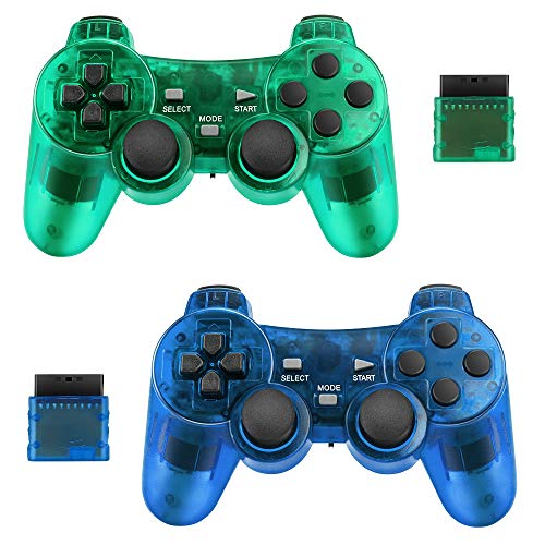 Achort Mando a Distancia inalámbrico con Bluetooth Compatible con PS2 Playstation 2 Double Shock Achort Mando a Distancia inalámbrico con Bluetooth Compatible con PS2 Playstation 2 Double Shock